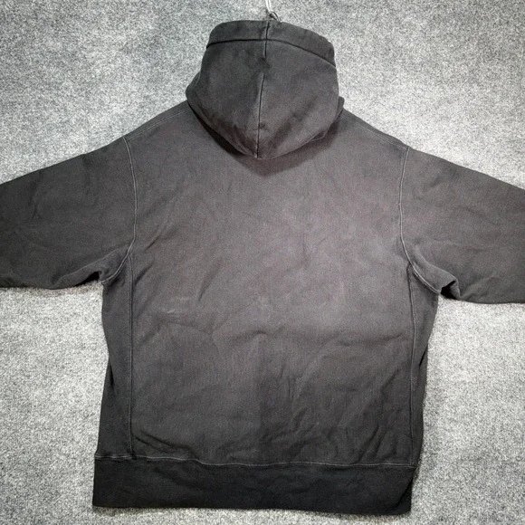 Champion Reverse Weave UW Oshkosh Hoodie Mens XL Black Collegiate Sweatshirt VTG - Picture 3 of 12